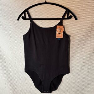 SHAPERMINT Sz XL Shapewear Bodysuit Snap Buttons Adjustable Straps NEW WITH TAGS